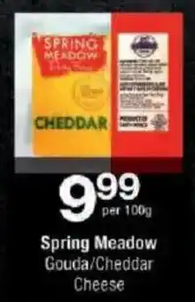 Checkers Spring Meadow Gouda/ Cheddar Cheese offer