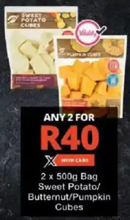 Checkers Sweet Potato/ Butternut/ Pumpkin Cubes offer