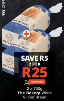 Checkers The Bakery White Sliced Bread offer