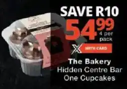 Checkers The Bakery Hidden Centre Bar One Cupcakes offer