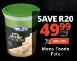 Checkers Meze Foods Feta offer
