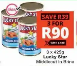 Lucky Star Middlecut In Brine