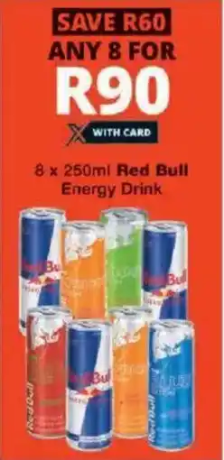 Checkers Red Bull Energy Drink offer