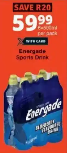 Checkers Energade Sports Drink offer
