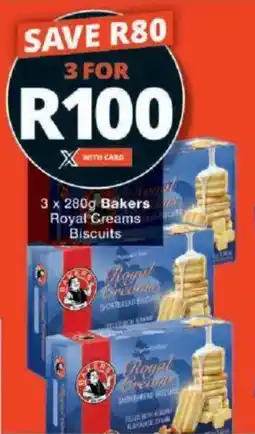 Checkers Bakers Royal Creams Biscuits offer