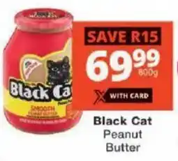 Checkers Black Cat Peanut Butter offer