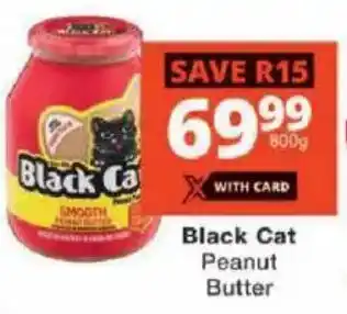 Checkers Black Cat Peanut Butter offer