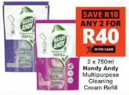 Checkers Handy Andy Multipurpose Cleaning Cream Refill offer