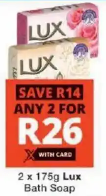 Checkers Lux Bath Soap offer