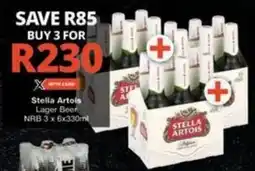 Checkers Hyper Stella Artois Lager Beer NRB offer