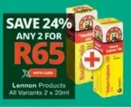 Checkers Hyper Lennon Products All Variants offer