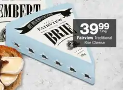 Checkers Hyper Fairview Traditional Brie Cheese offer