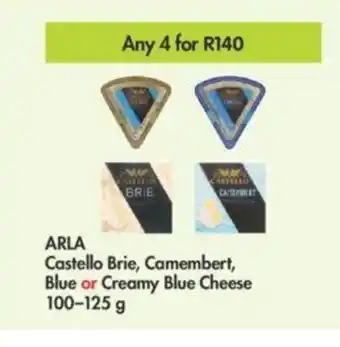 Makro Arla Castello Brie, Comembert Blue or Creamy Blue Cheese 100-125g offer