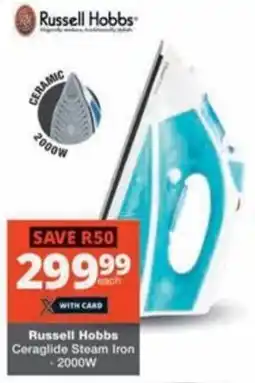 Checkers Hyper Russell Hobbs Ceraglide Steam Iron offer