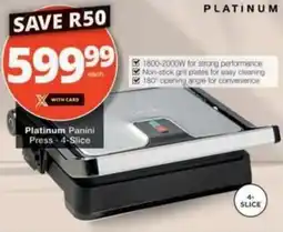 Checkers Hyper Platinum Panini Press offer