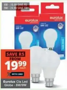 Checkers Hyper Eurolux Cla Led Globe offer