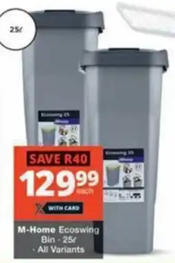 M-Home Ecoswing Bin
