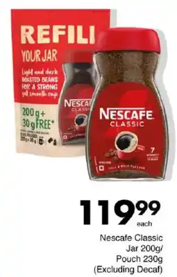 Save Nescafe Classic Jar/ Pouch offer