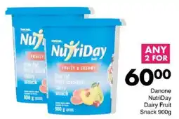 Save Danone NutriDay Dairy Fruit Snack offer