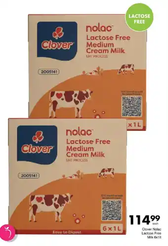 Save Clover Nolac Lactose Free Milk offer