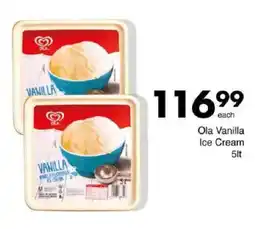 Save Ola Vanilla Ice Cream offer