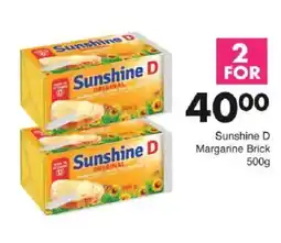 Save Sunshine D Margarine Brick offer