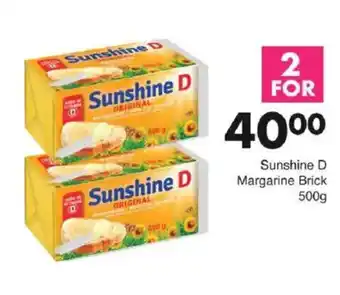 Save Sunshine D Margarine Brick offer