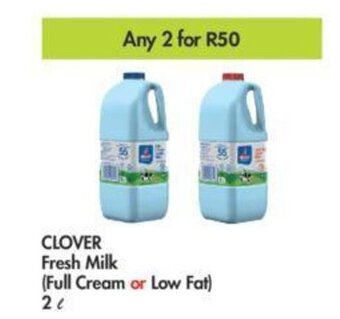 Makro Clover Fresh Milk 2L offer