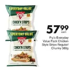 Save Fry's Everyday Value Pack Chicken Style Strips Regular/ Chunky offer