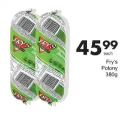 Save Fry's Polony offer