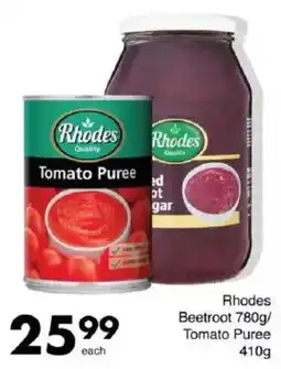 Save Rhodes Beetroot/ Tomato Puree offer