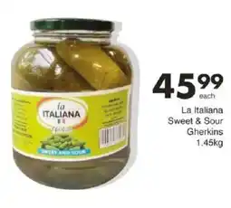 Save La Italiana Sweet & Sour Gherkins offer