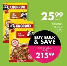 Save Knorrox Cubes offer