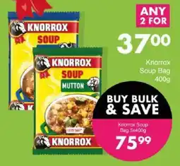 Save Knorrox Soup Bag offer
