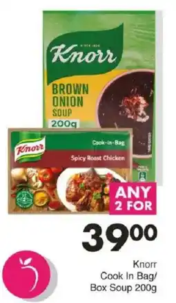 Save Knorr Cook In Bag/ Box Soup offer