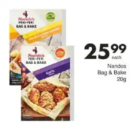 Save Nandos Bag & Bake offer