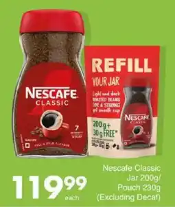 Save Nescafe Classic Jar/ Pouch offer