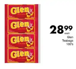 Save Glen Teabags offer