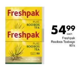 Save Freshpak Rooibos Teabags offer