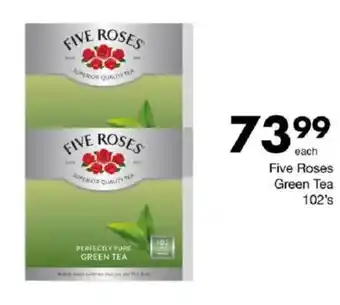 Save Five Roses Green Tea offer