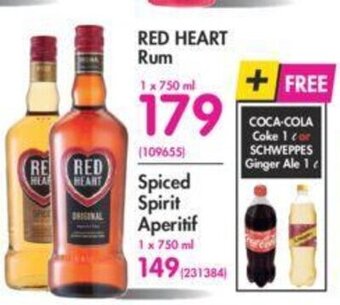 Makro Red Heart Rum 750ml offer