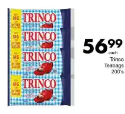 Save Trinco Teabags offer