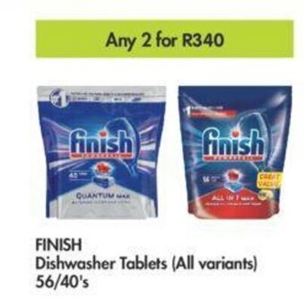 Makro FInish Dishwashing Tablets 56/40's offer