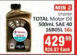 KitKat Cash and Carry TOTAL Motor Oil offer