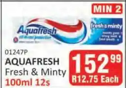 KitKat Cash and Carry AQUAFRESH Fresh & Minty offer