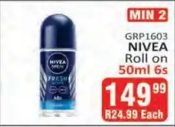 KitKat Cash and Carry NIVEA Roll on 50ml 6s offer