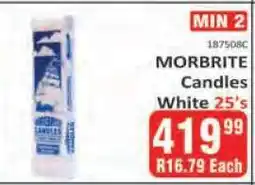 KitKat Cash and Carry MORBRITE Candles White 25's offer