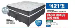 OK Furniture Restonic 183cm Tanzanite Pillow-Top Base Set offer