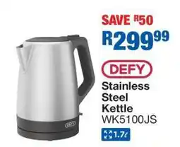 OK Furniture DEFY Stainless Steel Kettle WK5100JS offer