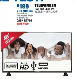 OK Furniture TELEFUNKEN Full HD LED TV TLEDD-40FHD/C/F offer